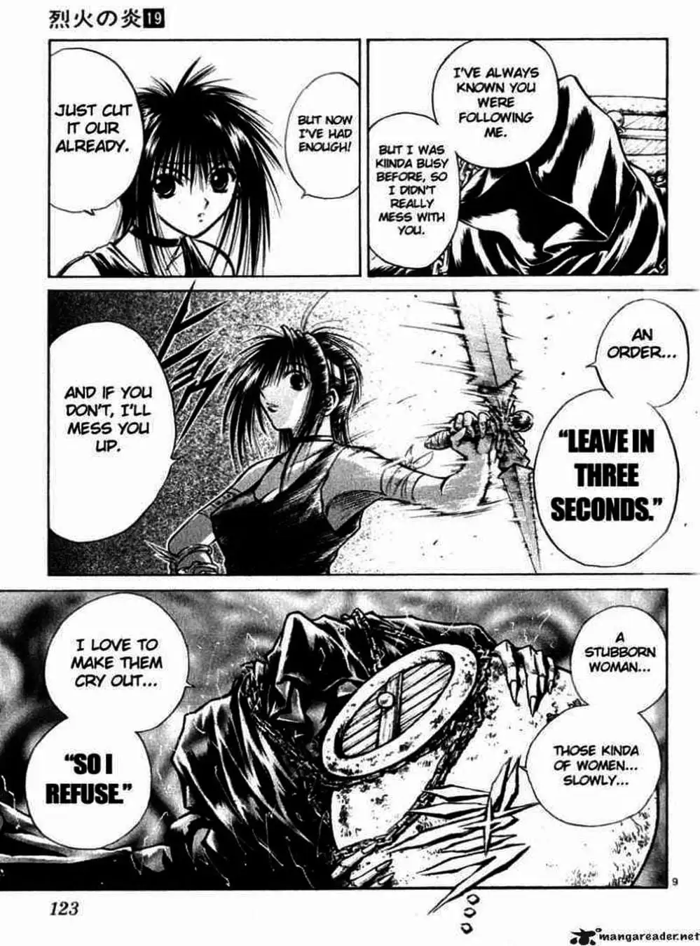 Truyện Tranh Ngọn Lửa Recca - Flame Of Recca trang 9