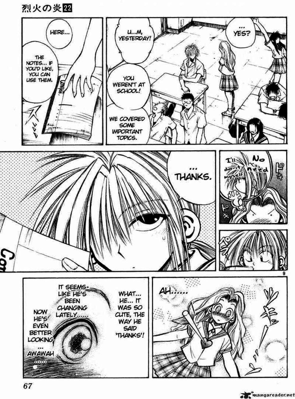 Truyện Tranh Ngọn Lửa Recca - Flame Of Recca trang 9