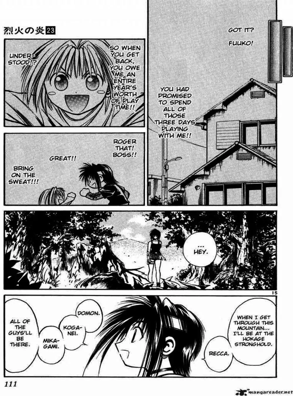 Truyện Tranh Ngọn Lửa Recca - Flame Of Recca trang 9