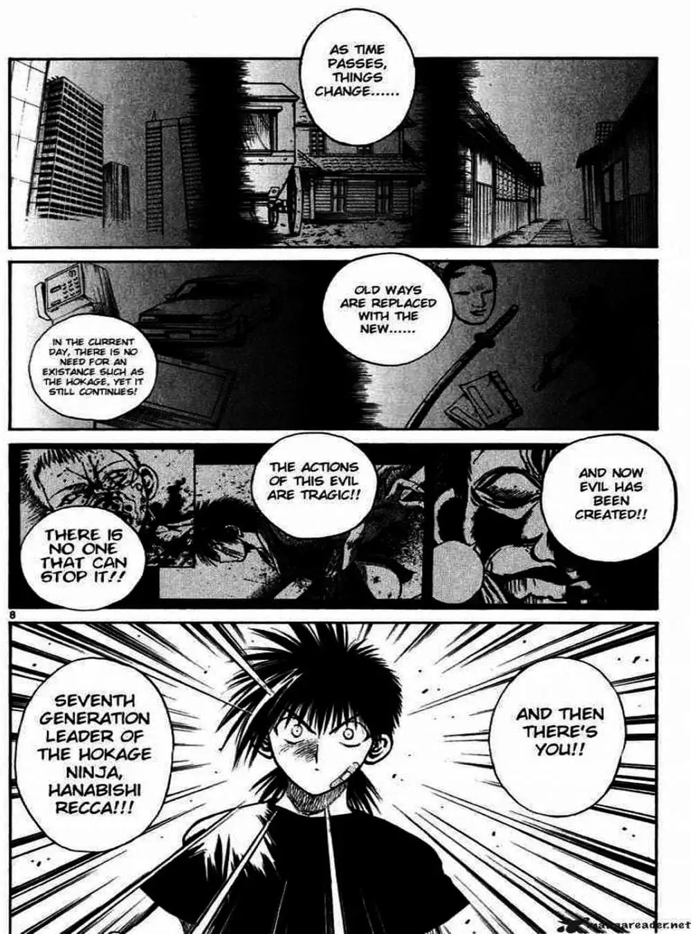 Truyện Tranh Ngọn Lửa Recca - Flame Of Recca trang 9