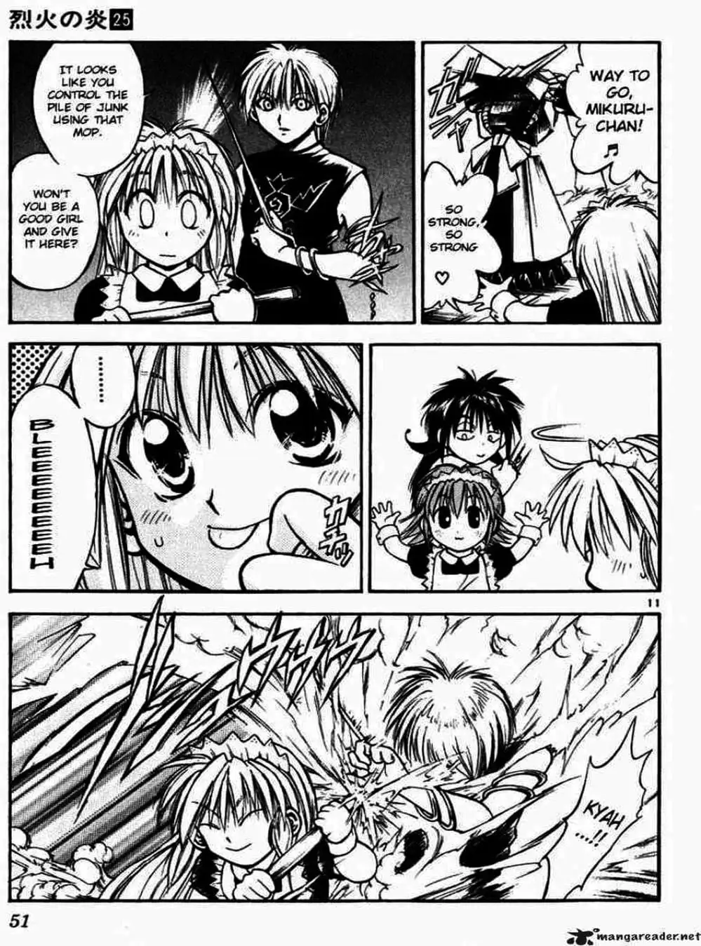 Truyện Tranh Ngọn Lửa Recca - Flame Of Recca trang 9