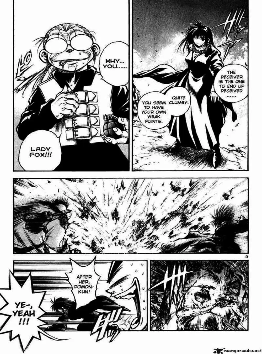 Truyện Tranh Ngọn Lửa Recca - Flame Of Recca trang 9