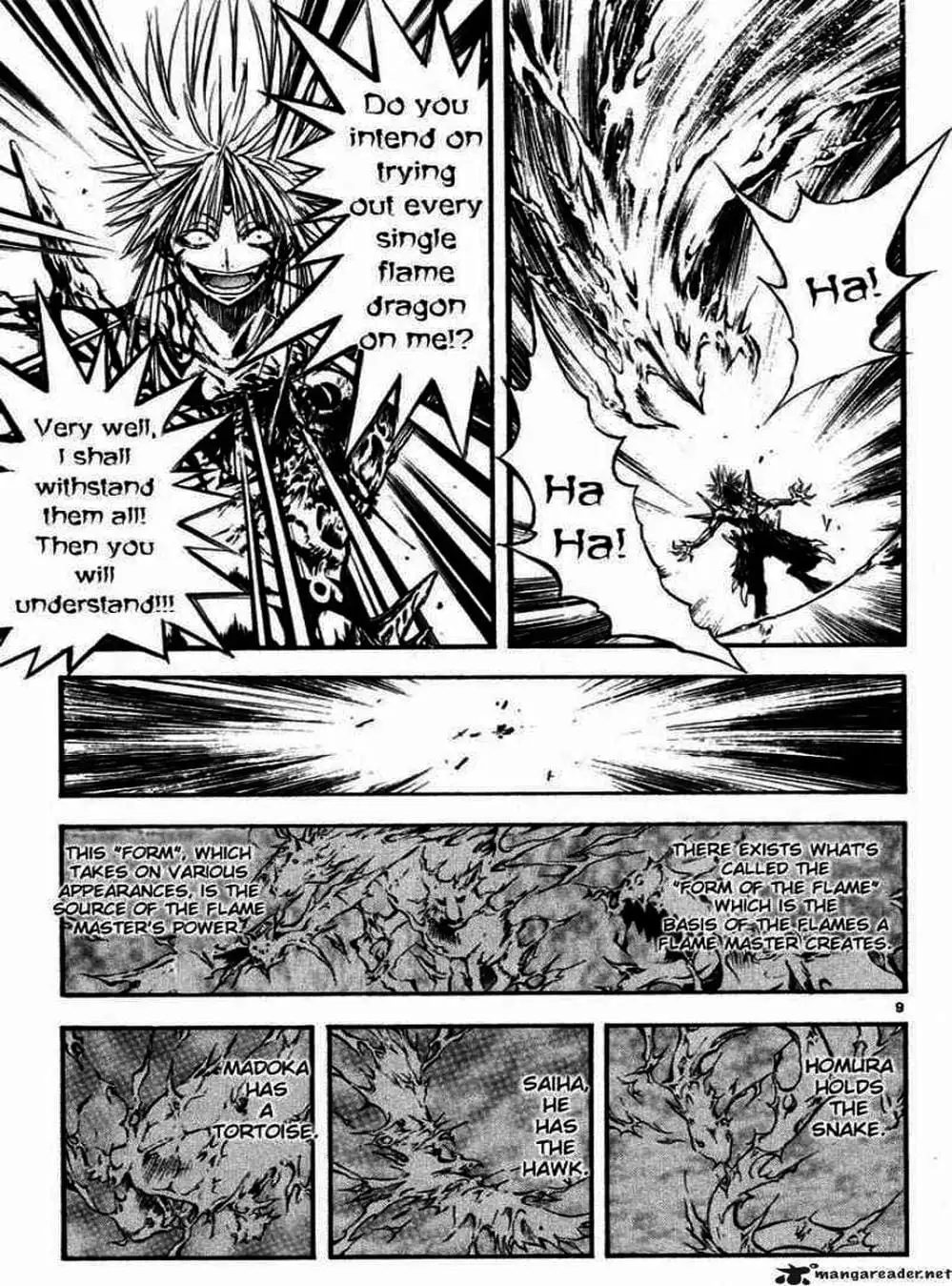 Truyện Tranh Ngọn Lửa Recca - Flame Of Recca trang 9