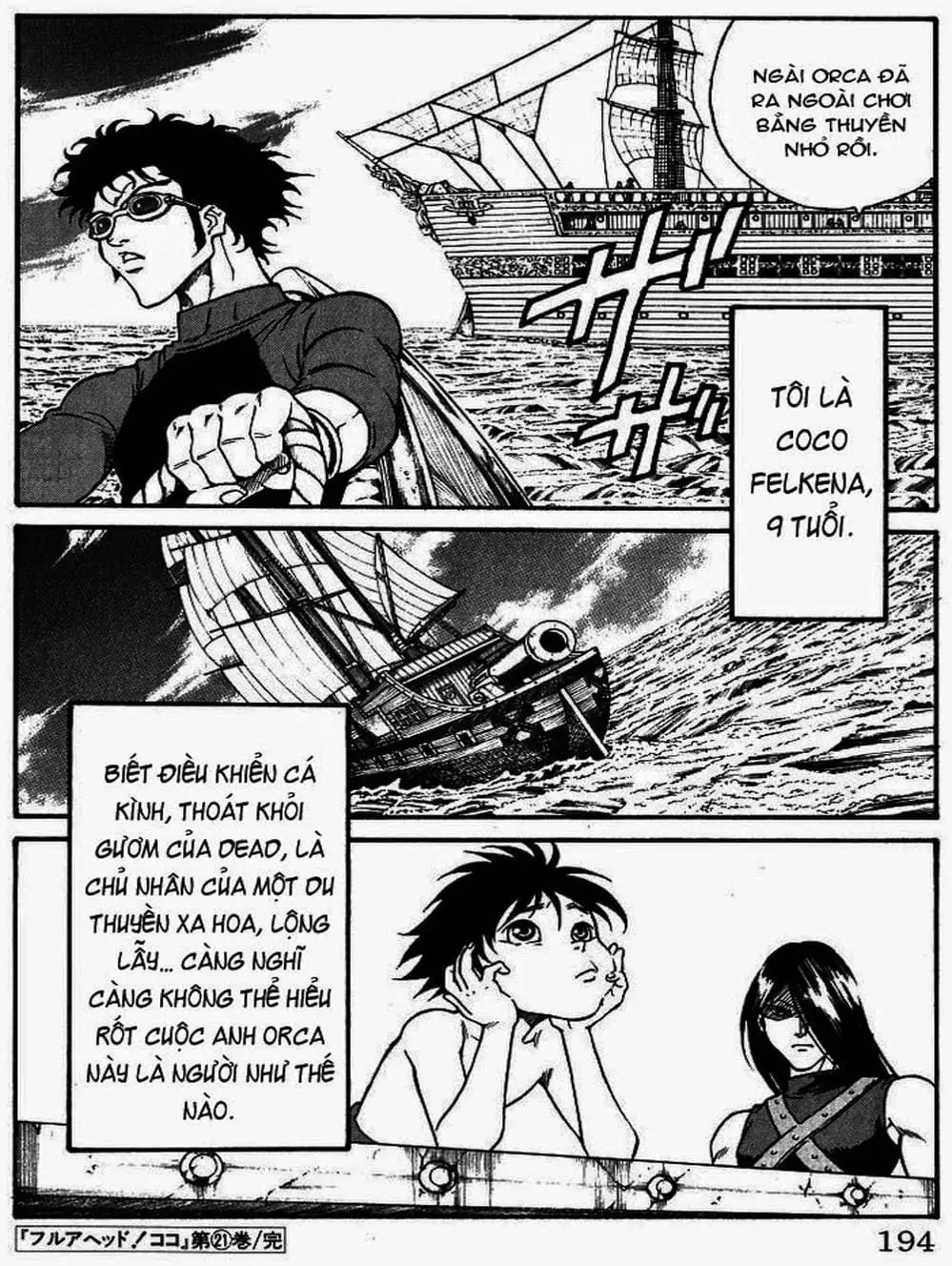 Truyện Tranh Vua Trên Biển - Full Ahead Coco trang 4