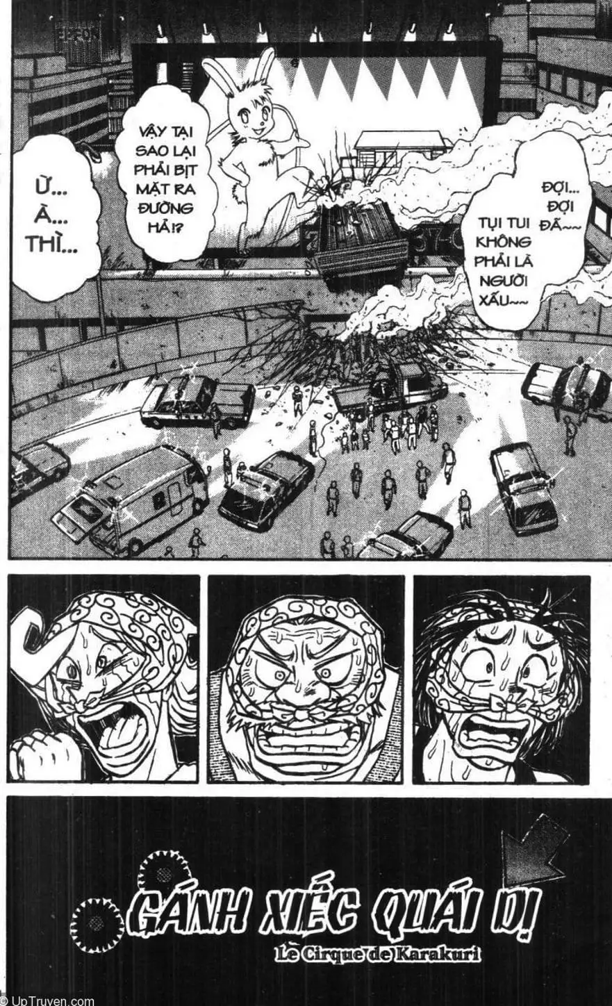 Truyện Tranh Gánh Xiếc Quái Dị - Karakuri Circus trang 5