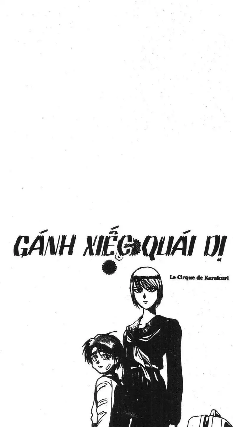 Truyện Tranh Gánh Xiếc Quái Dị - Karakuri Circus trang 5