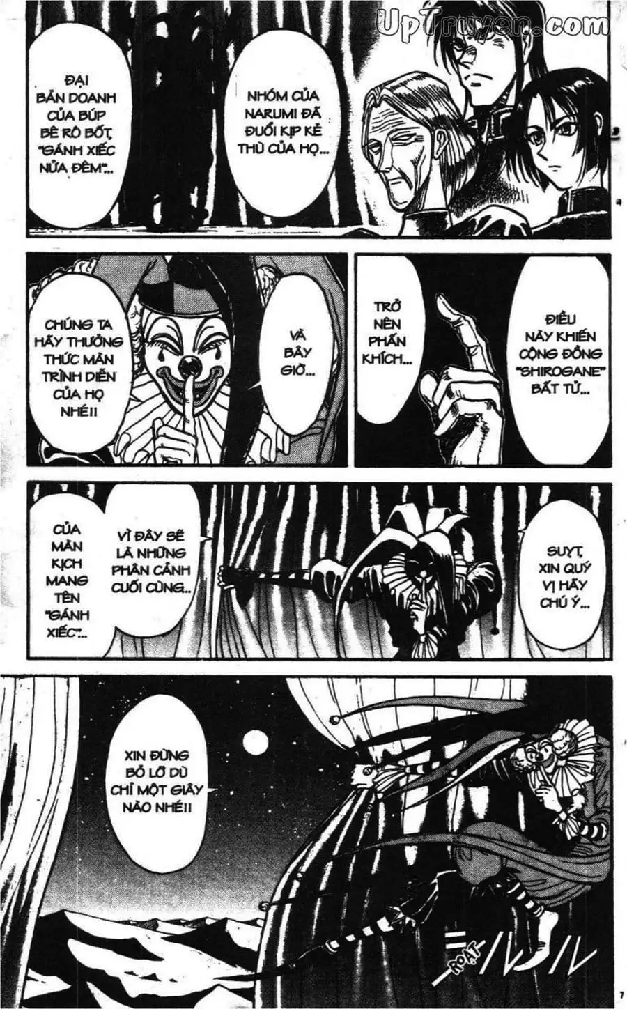 Truyện Tranh Gánh Xiếc Quái Dị - Karakuri Circus trang 5