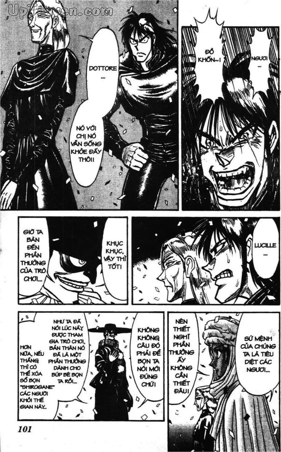 Truyện Tranh Gánh Xiếc Quái Dị - Karakuri Circus trang 5