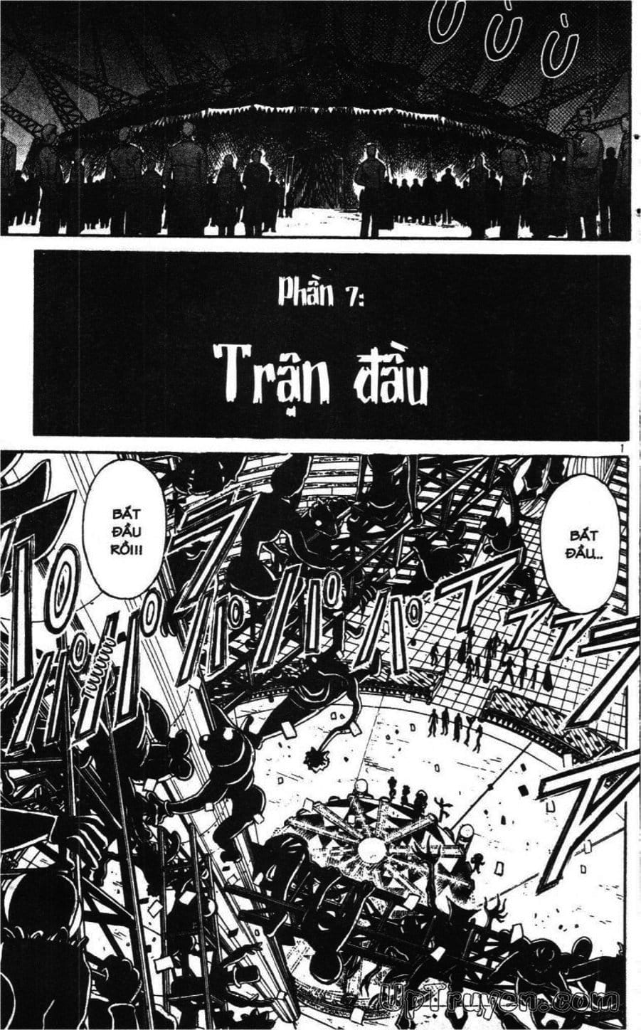 Truyện Tranh Gánh Xiếc Quái Dị - Karakuri Circus trang 5