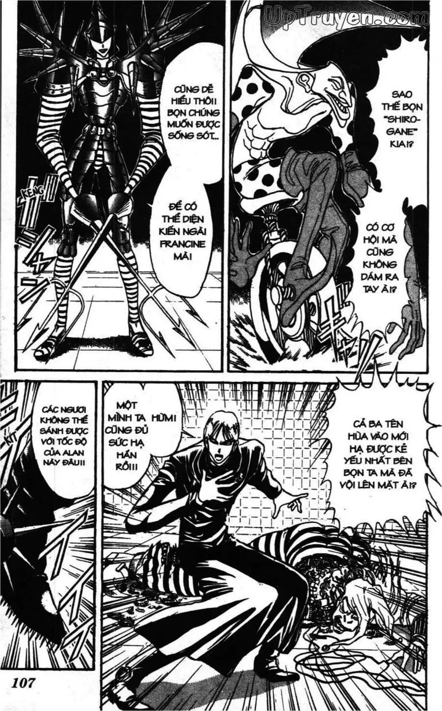 Truyện Tranh Gánh Xiếc Quái Dị - Karakuri Circus trang 5