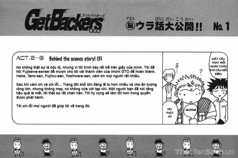 Truyện Tranh Người Thu Hồi - Get Backers trang 8