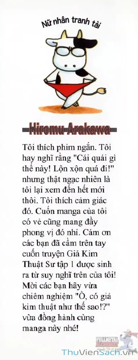 Truyện Tranh Giả Kim Thuật Sư trang 4