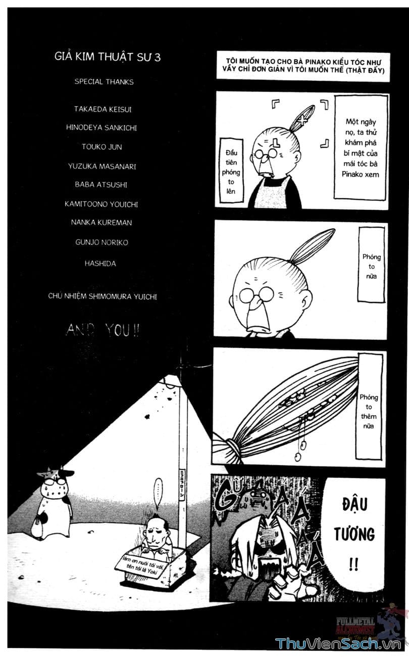 Truyện Tranh Giả Kim Thuật Sư trang 4