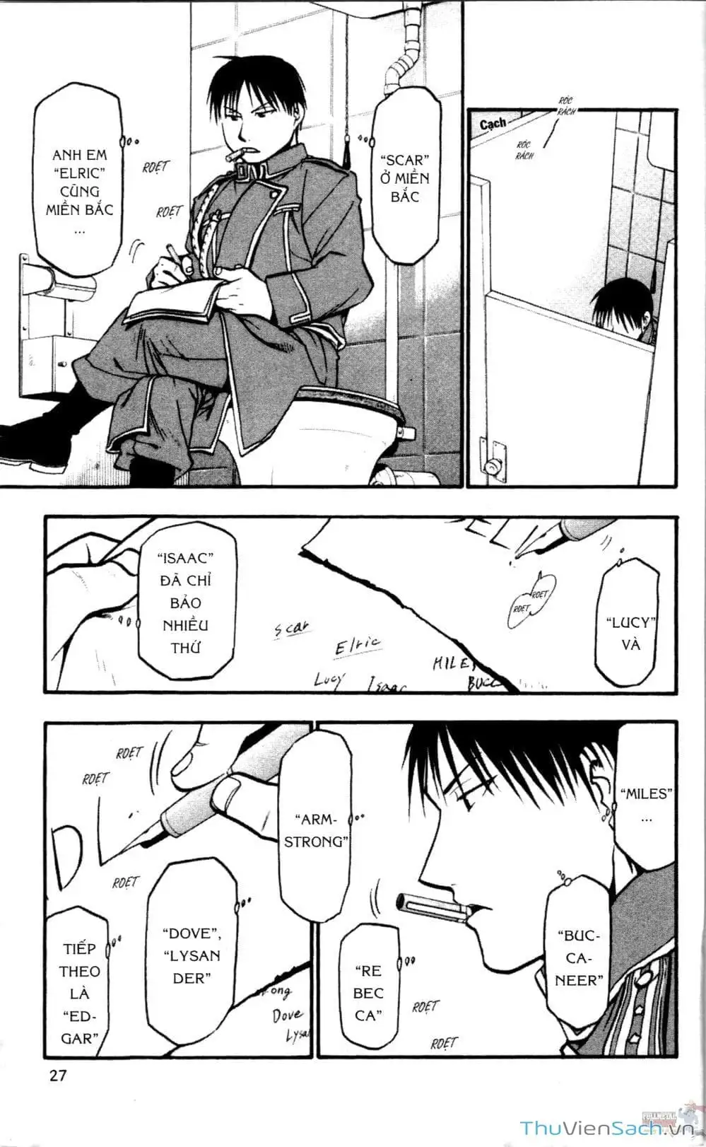 Truyện Tranh Giả Kim Thuật Sư trang 4