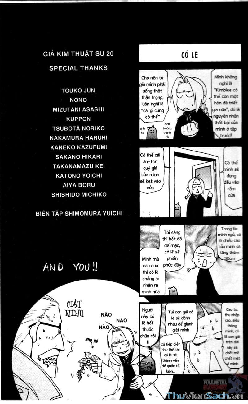 Truyện Tranh Giả Kim Thuật Sư trang 4