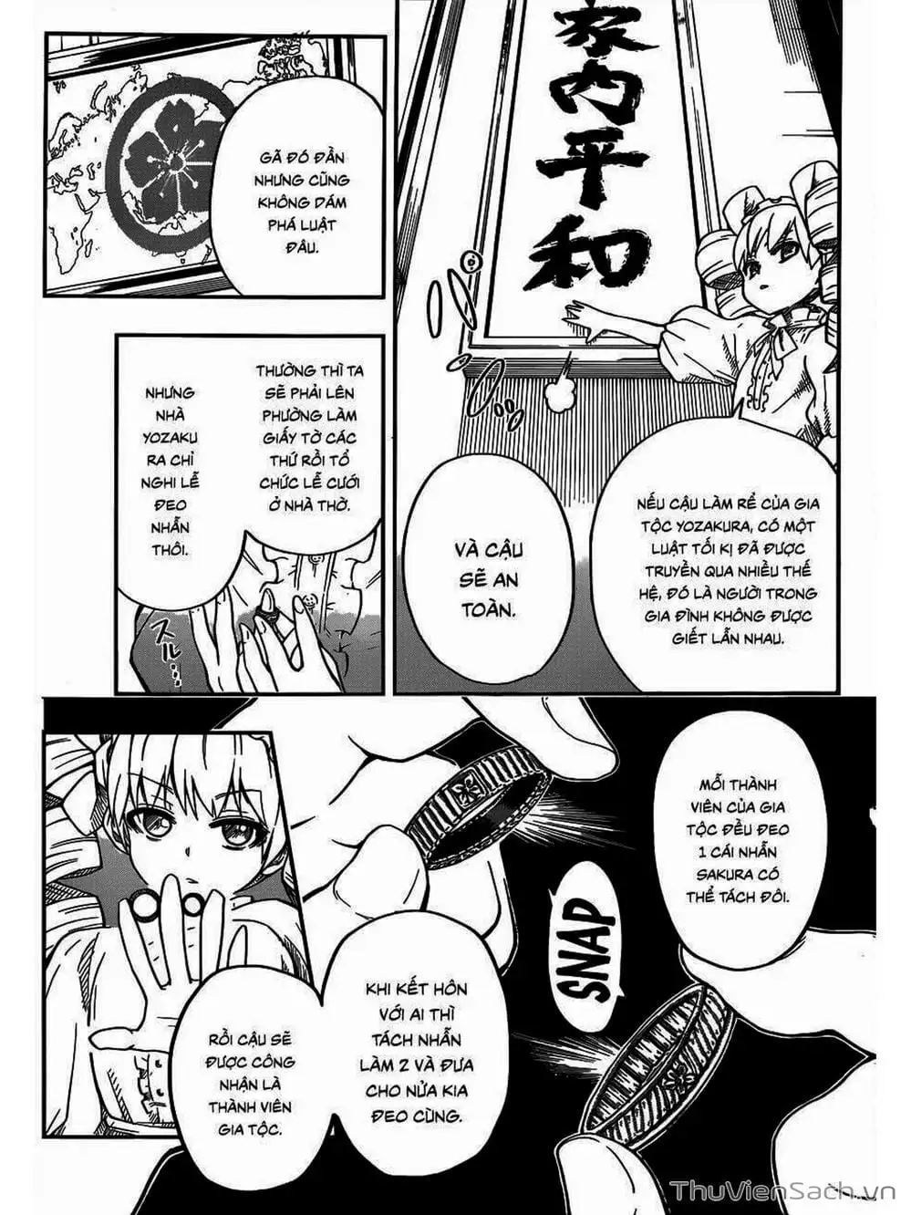 Truyện Tranh Gia Tộc Điệp Viên Yozakura trang 6