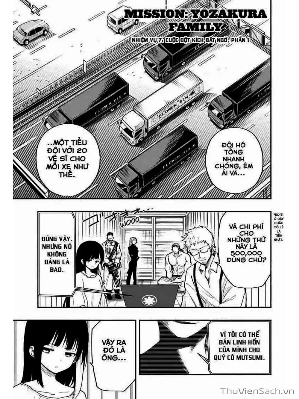 Truyện Tranh Gia Tộc Điệp Viên Yozakura trang 6