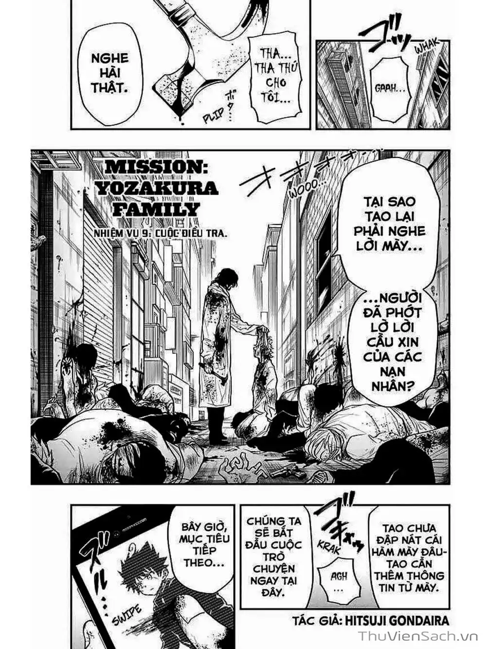 Truyện Tranh Gia Tộc Điệp Viên Yozakura trang 6