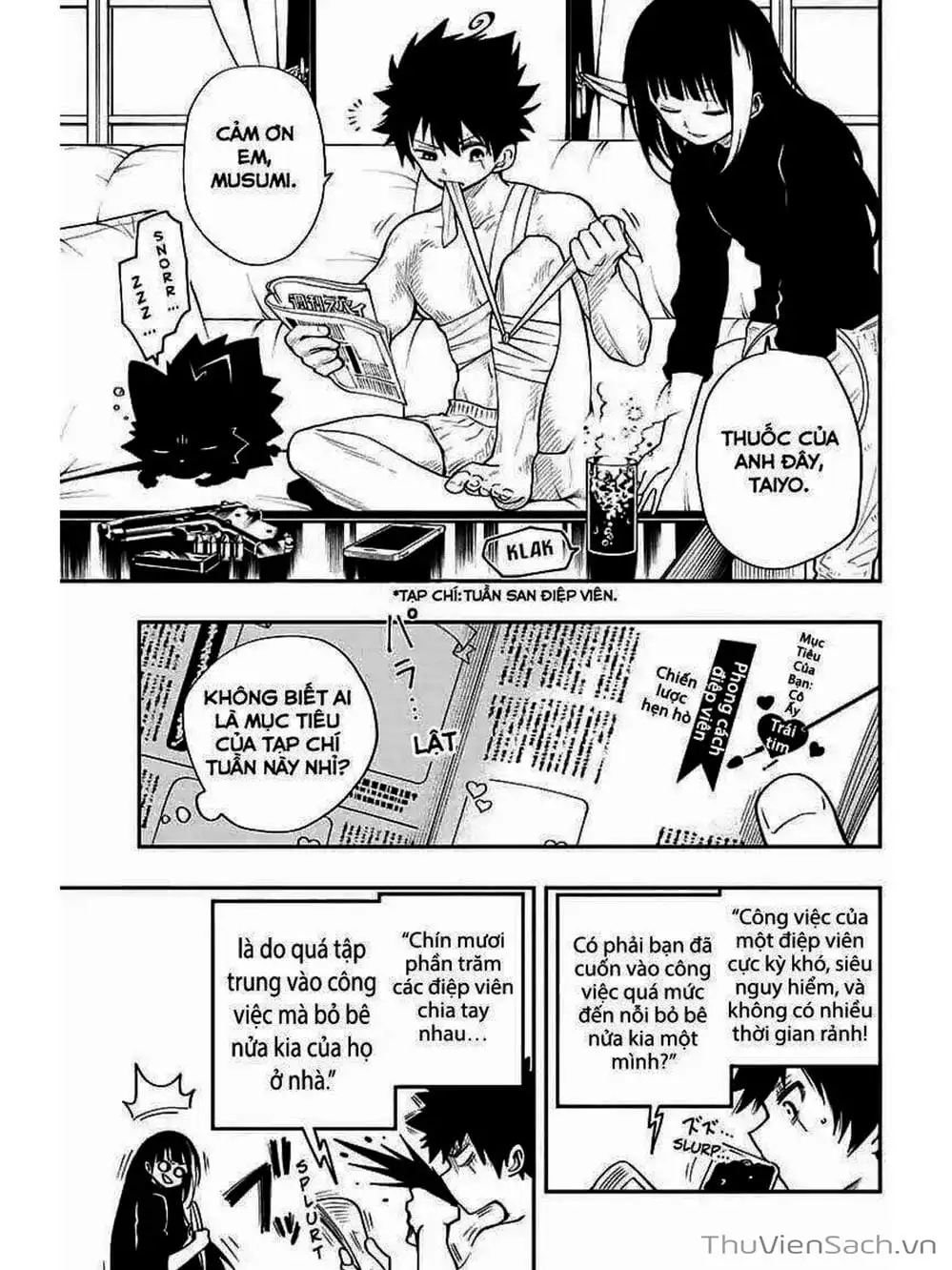 Truyện Tranh Gia Tộc Điệp Viên Yozakura trang 6