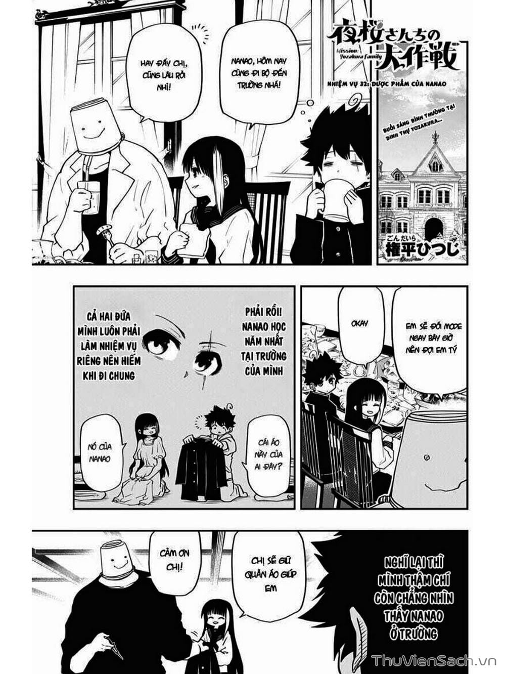 Truyện Tranh Gia Tộc Điệp Viên Yozakura trang 6