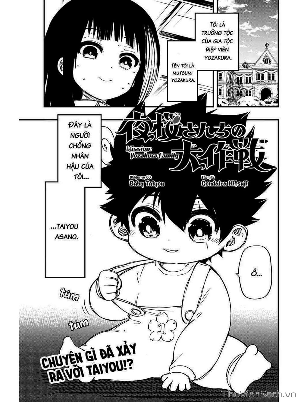 Truyện Tranh Gia Tộc Điệp Viên Yozakura trang 6