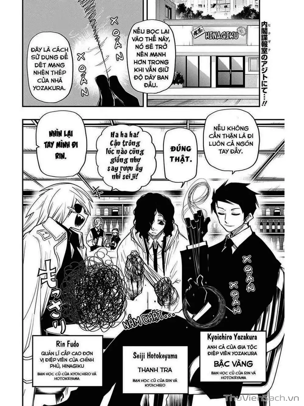 Truyện Tranh Gia Tộc Điệp Viên Yozakura trang 6