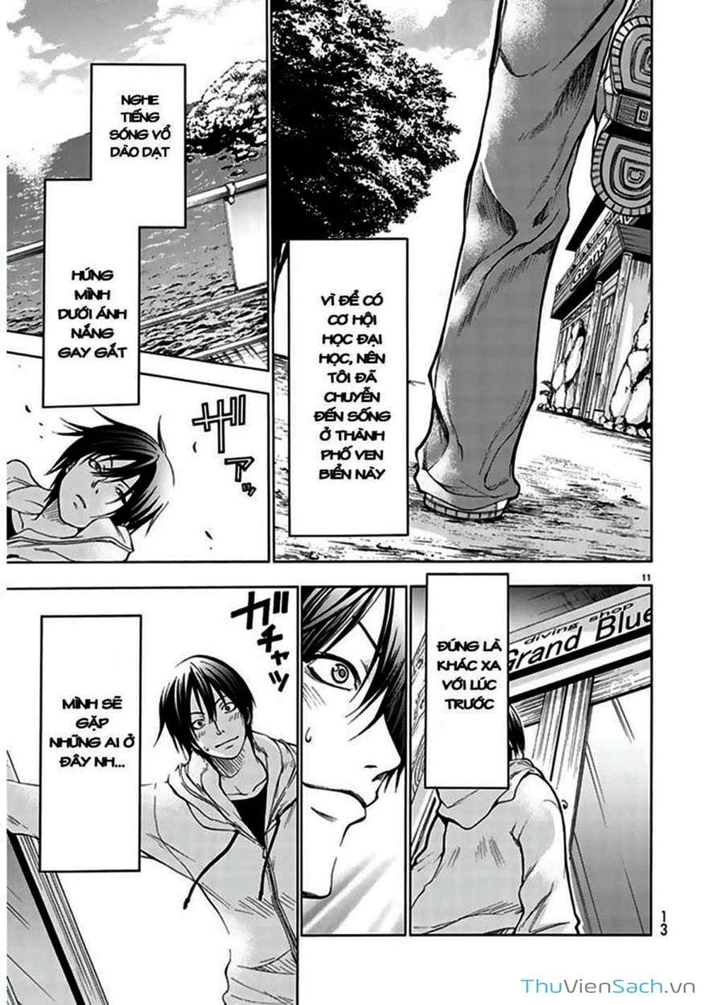 Truyện Tranh Cô Gái Thích Lặn - Grand Blue trang 3