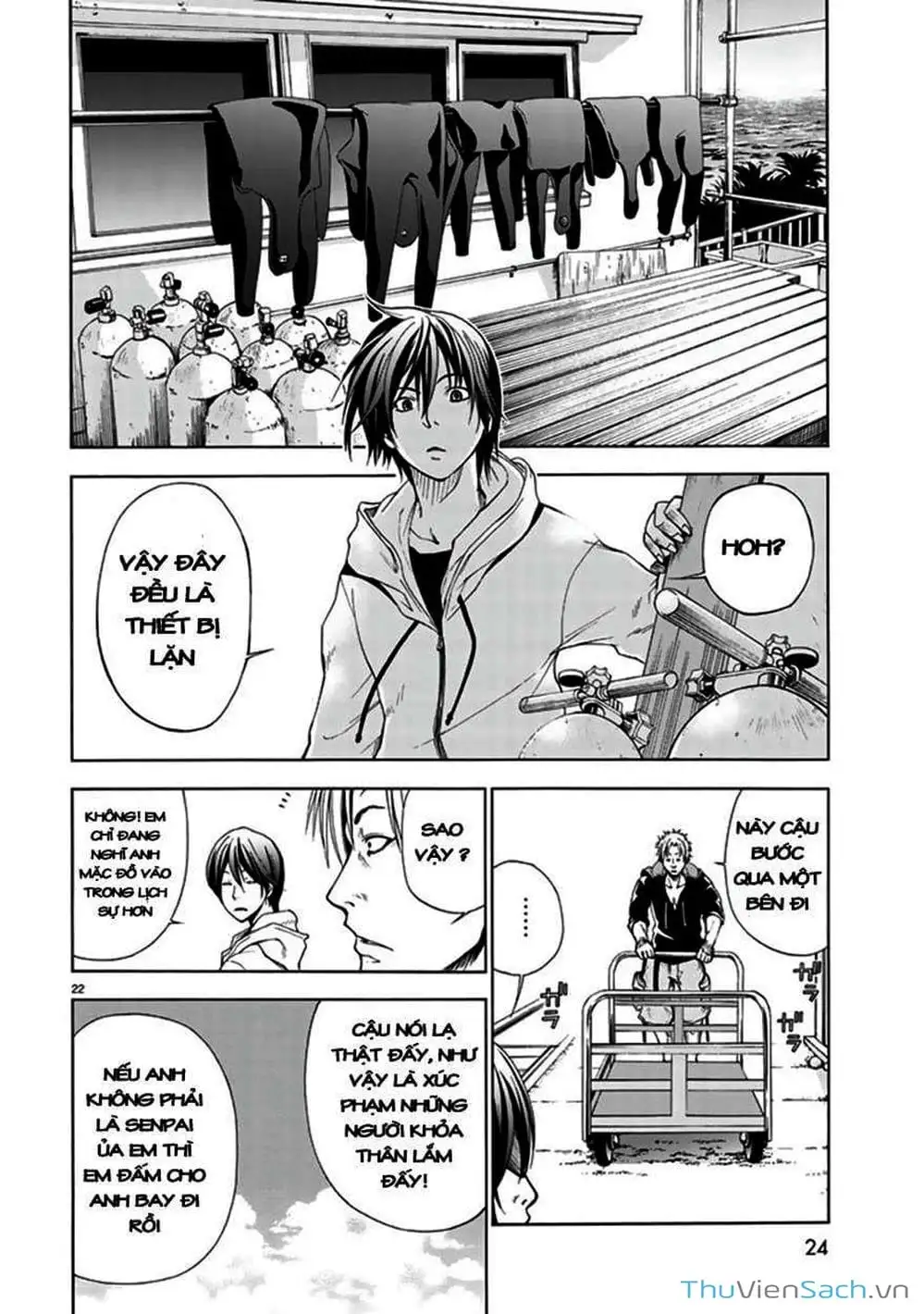 Truyện Tranh Cô Gái Thích Lặn - Grand Blue trang 3