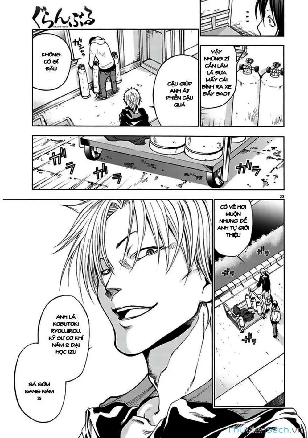 Truyện Tranh Cô Gái Thích Lặn - Grand Blue trang 3