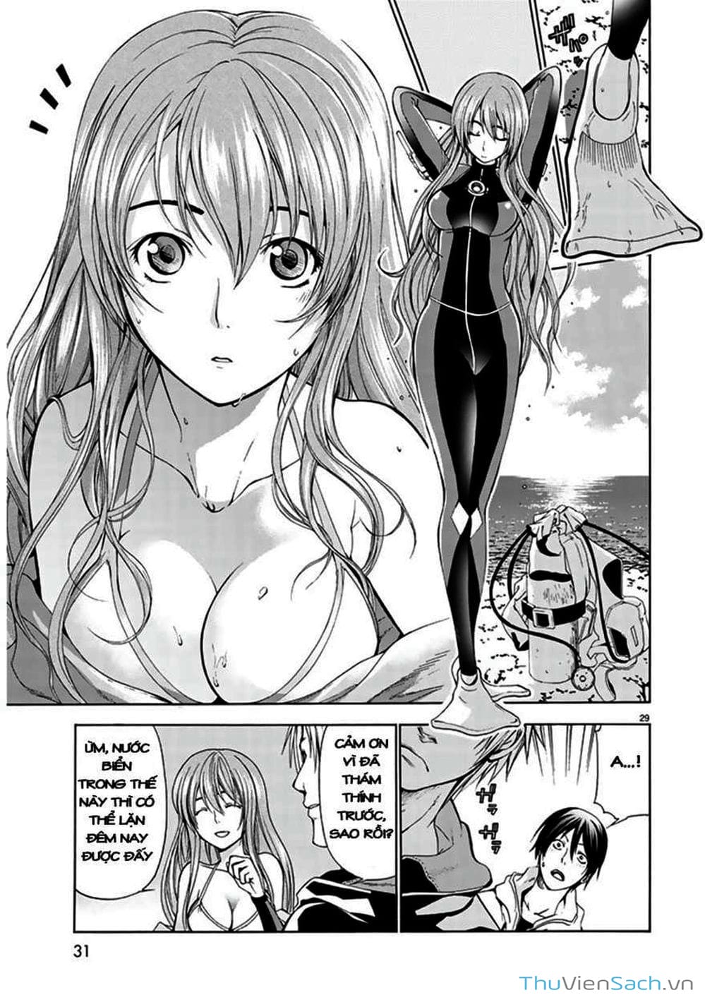Truyện Tranh Cô Gái Thích Lặn - Grand Blue trang 3