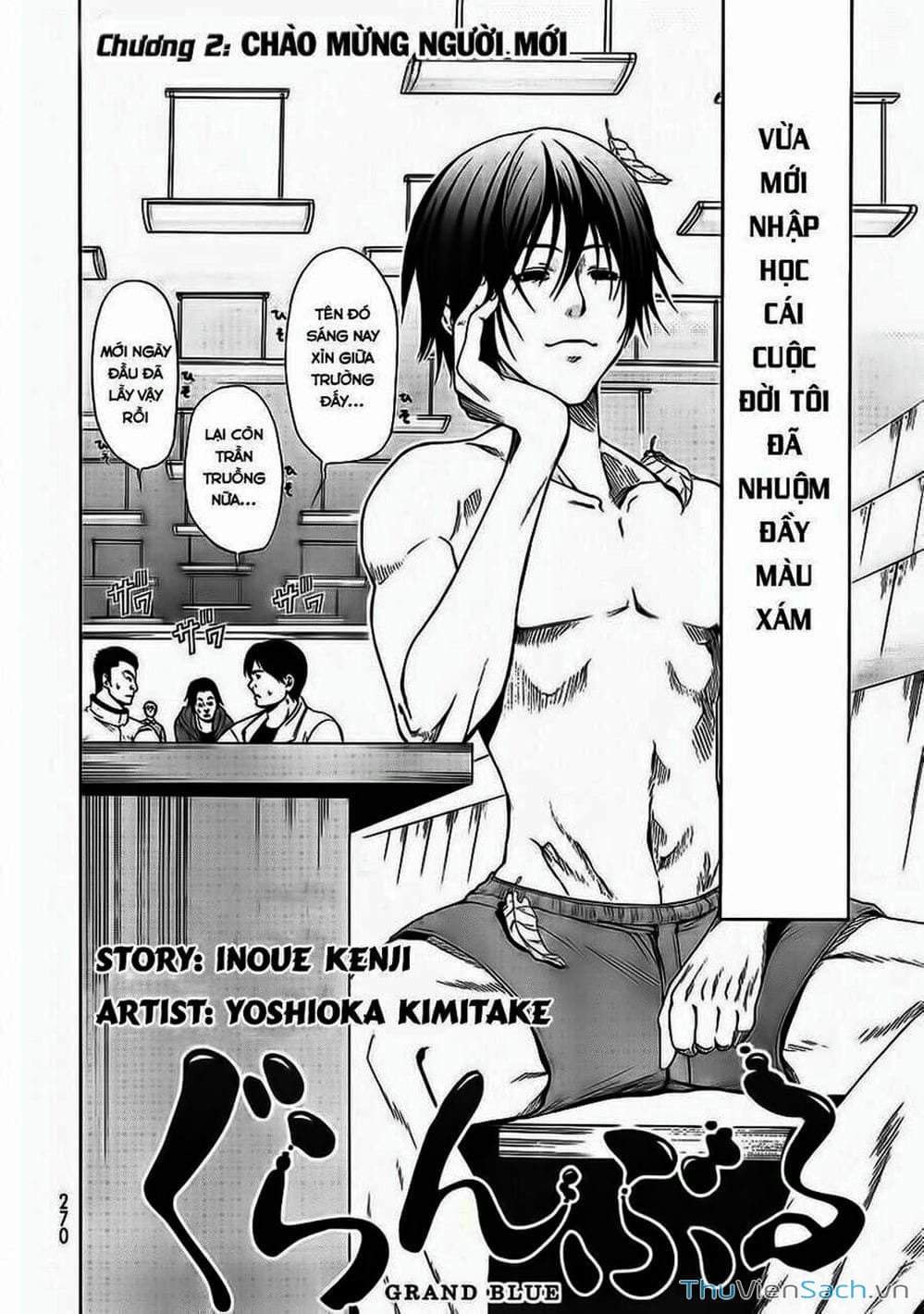 Truyện Tranh Cô Gái Thích Lặn - Grand Blue trang 3