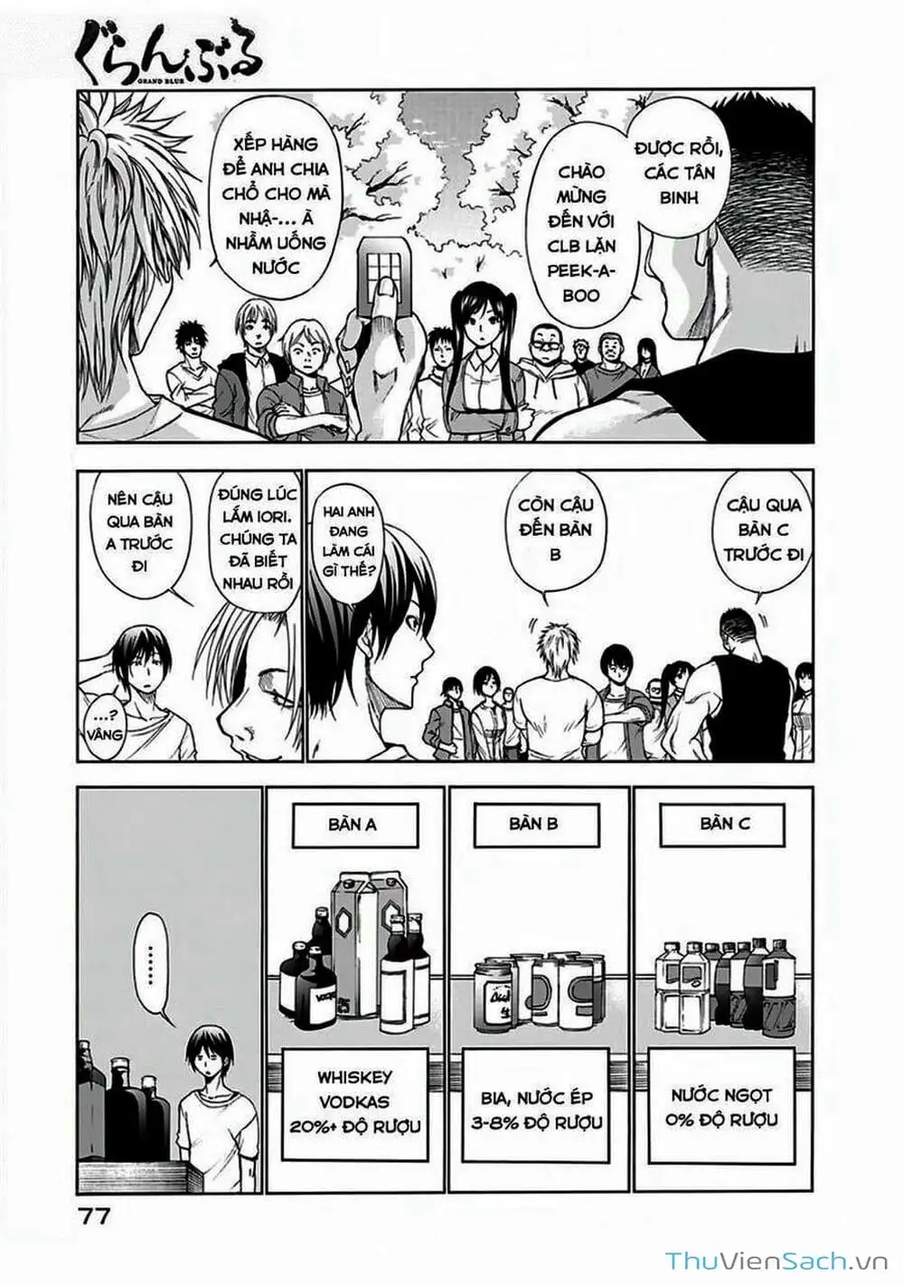 Truyện Tranh Cô Gái Thích Lặn - Grand Blue trang 3