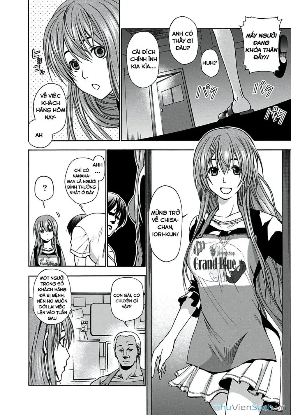 Truyện Tranh Cô Gái Thích Lặn - Grand Blue trang 3