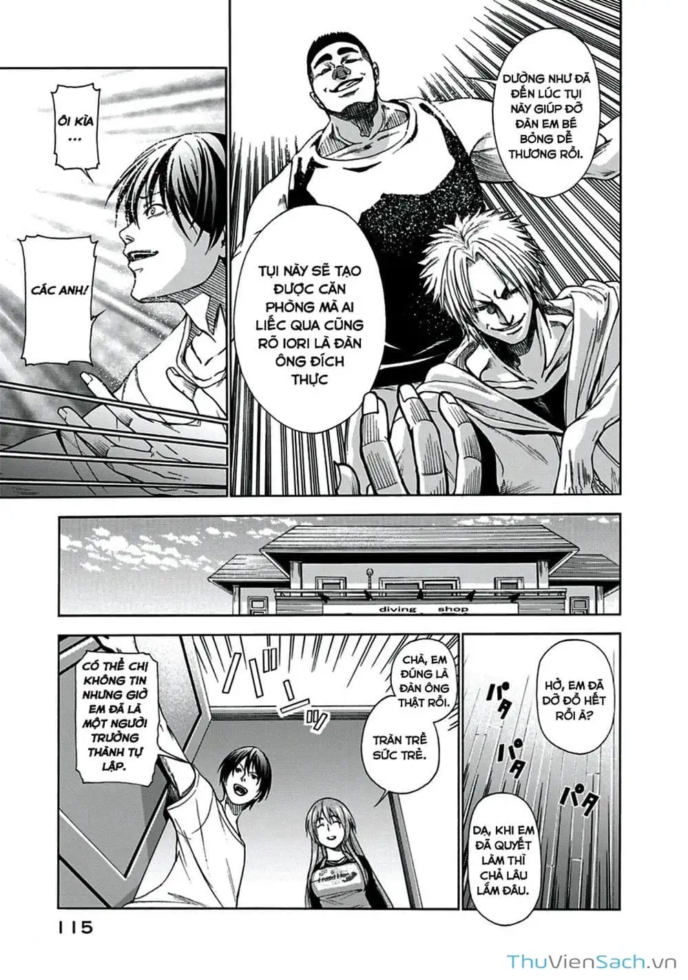 Truyện Tranh Cô Gái Thích Lặn - Grand Blue trang 3