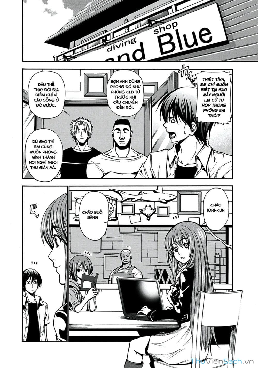 Truyện Tranh Cô Gái Thích Lặn - Grand Blue trang 3