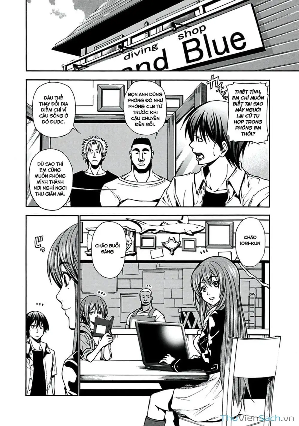 Truyện Tranh Cô Gái Thích Lặn - Grand Blue trang 3
