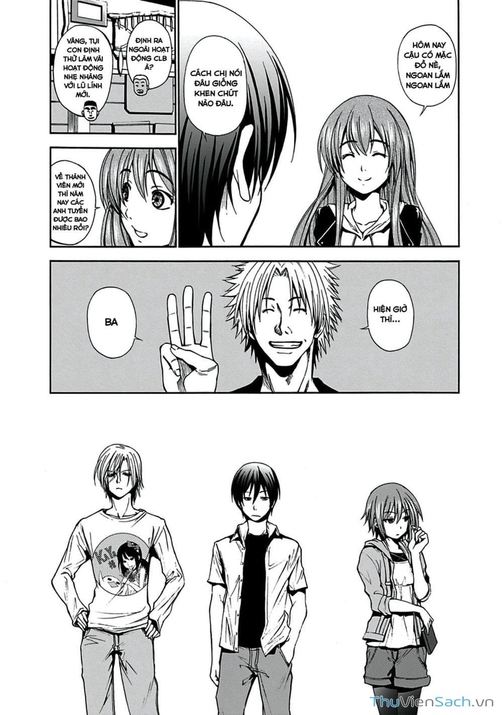 Truyện Tranh Cô Gái Thích Lặn - Grand Blue trang 3