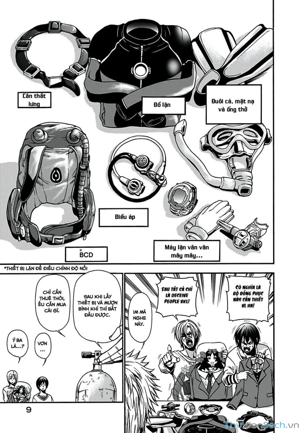 Truyện Tranh Cô Gái Thích Lặn - Grand Blue trang 3