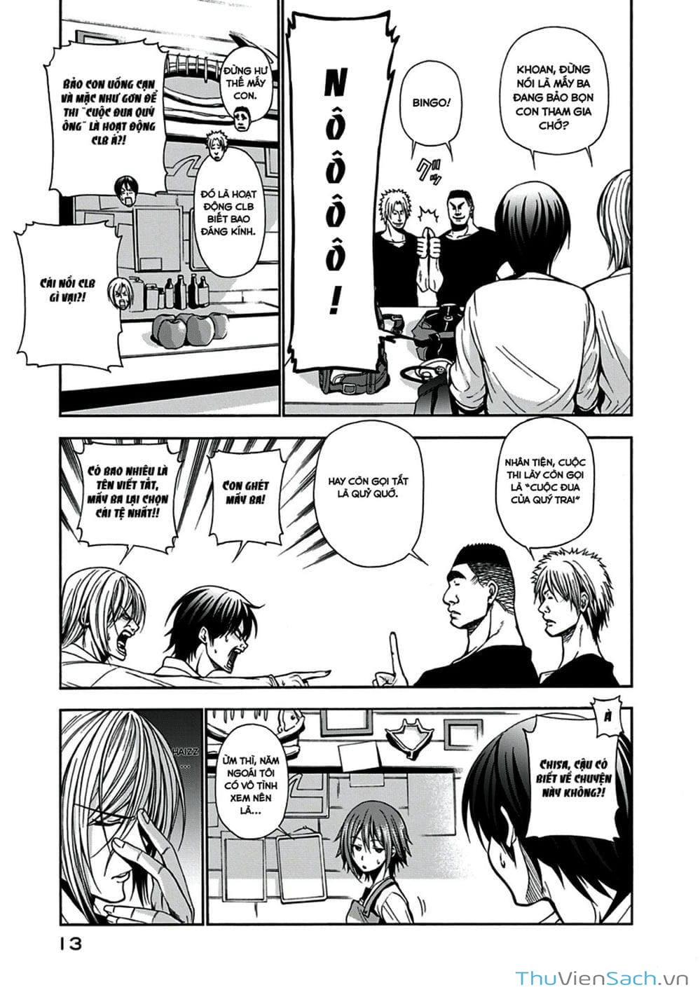 Truyện Tranh Cô Gái Thích Lặn - Grand Blue trang 3