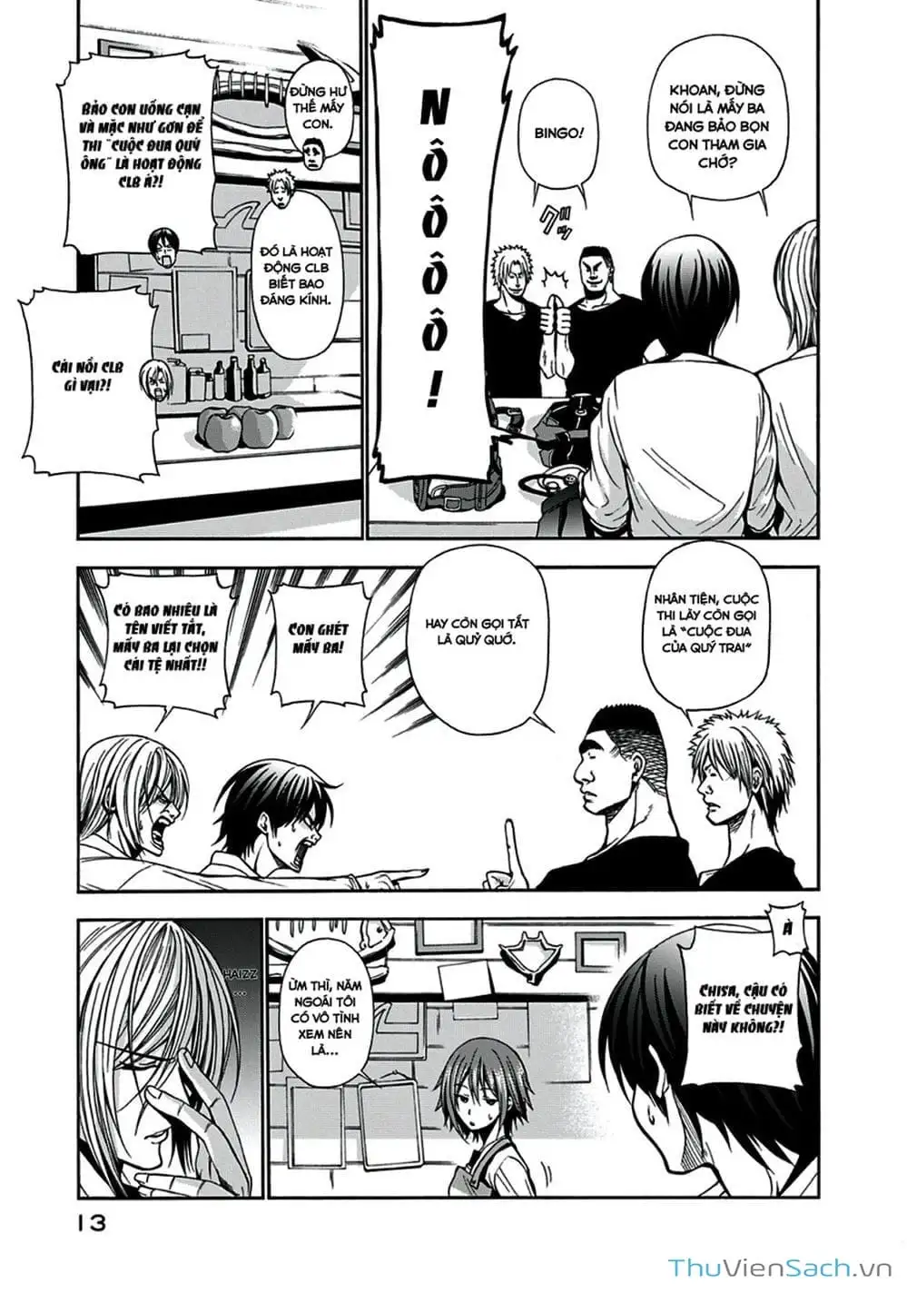 Truyện Tranh Cô Gái Thích Lặn - Grand Blue trang 3