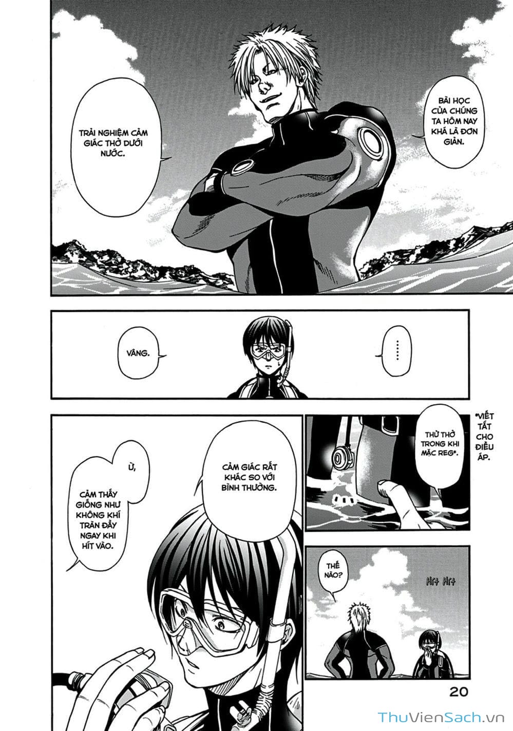 Truyện Tranh Cô Gái Thích Lặn - Grand Blue trang 3