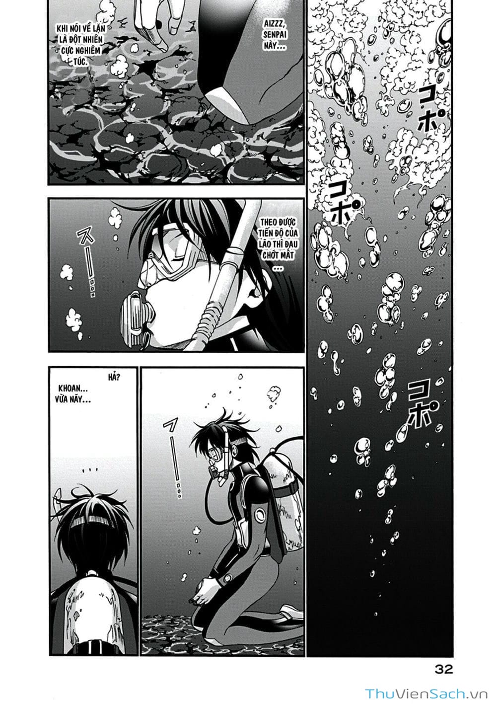 Truyện Tranh Cô Gái Thích Lặn - Grand Blue trang 3