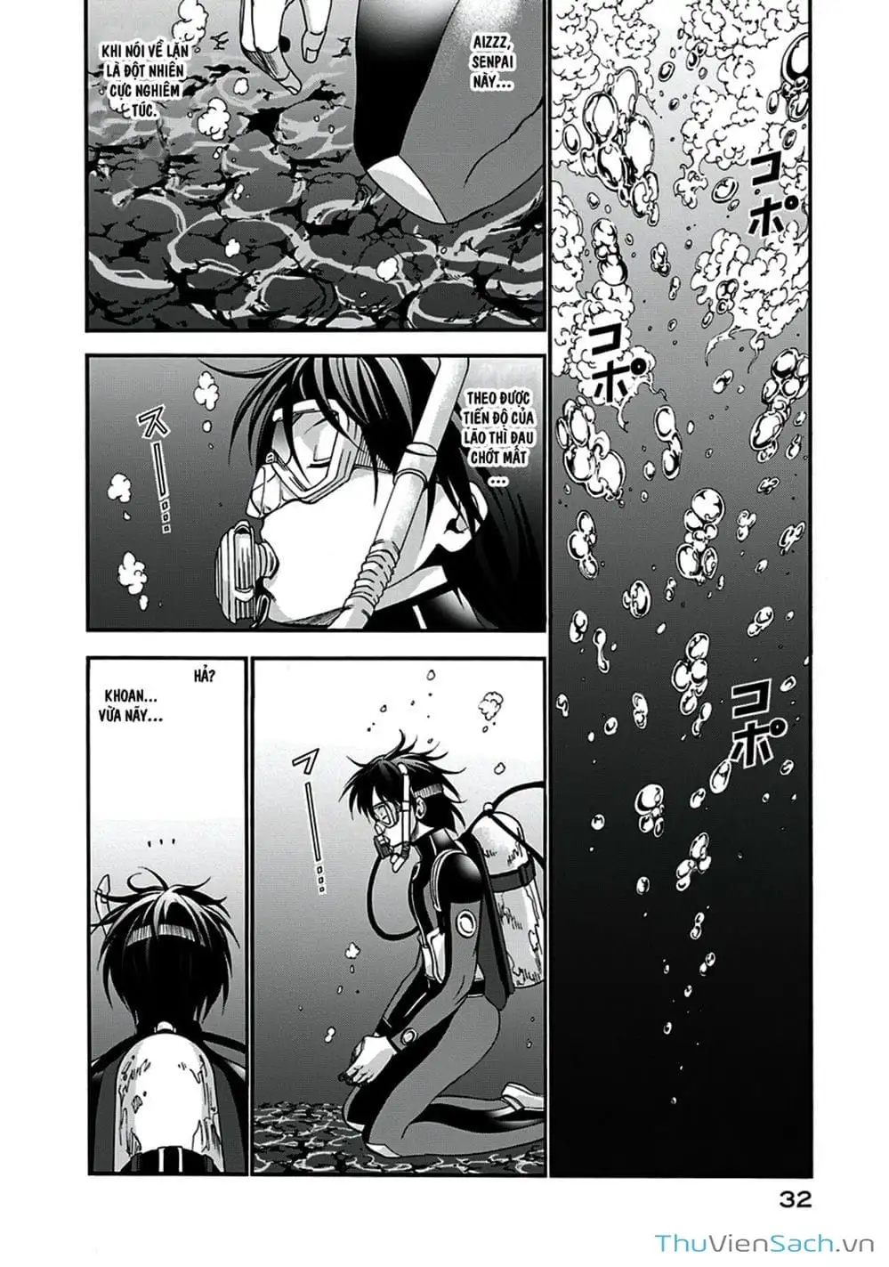 Truyện Tranh Cô Gái Thích Lặn - Grand Blue trang 3