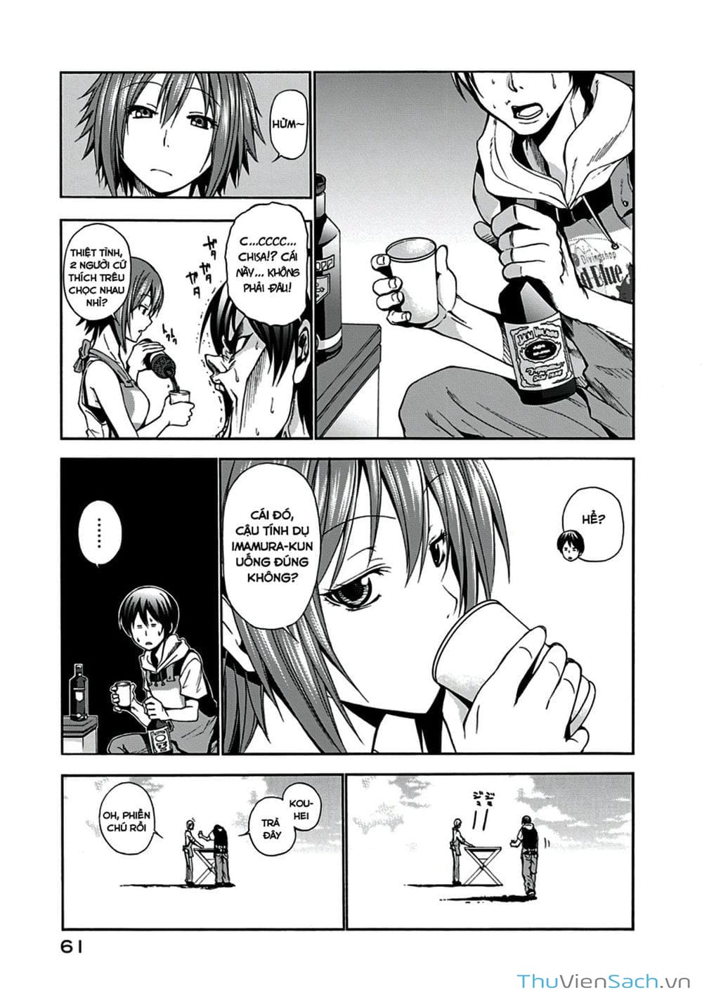 Truyện Tranh Cô Gái Thích Lặn - Grand Blue trang 3