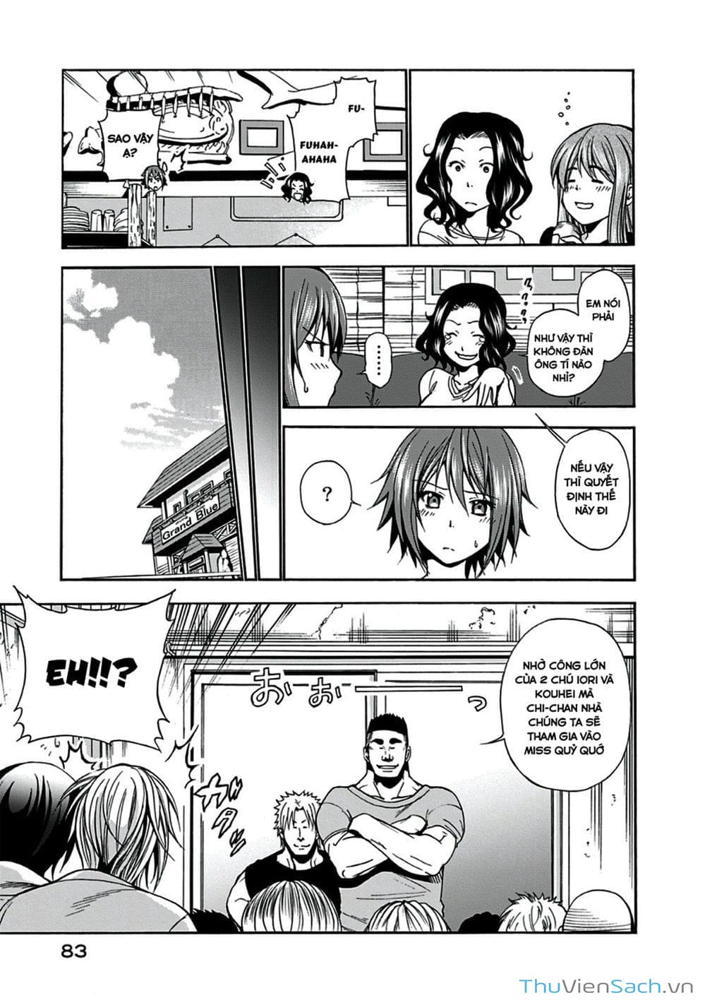 Truyện Tranh Cô Gái Thích Lặn - Grand Blue trang 3