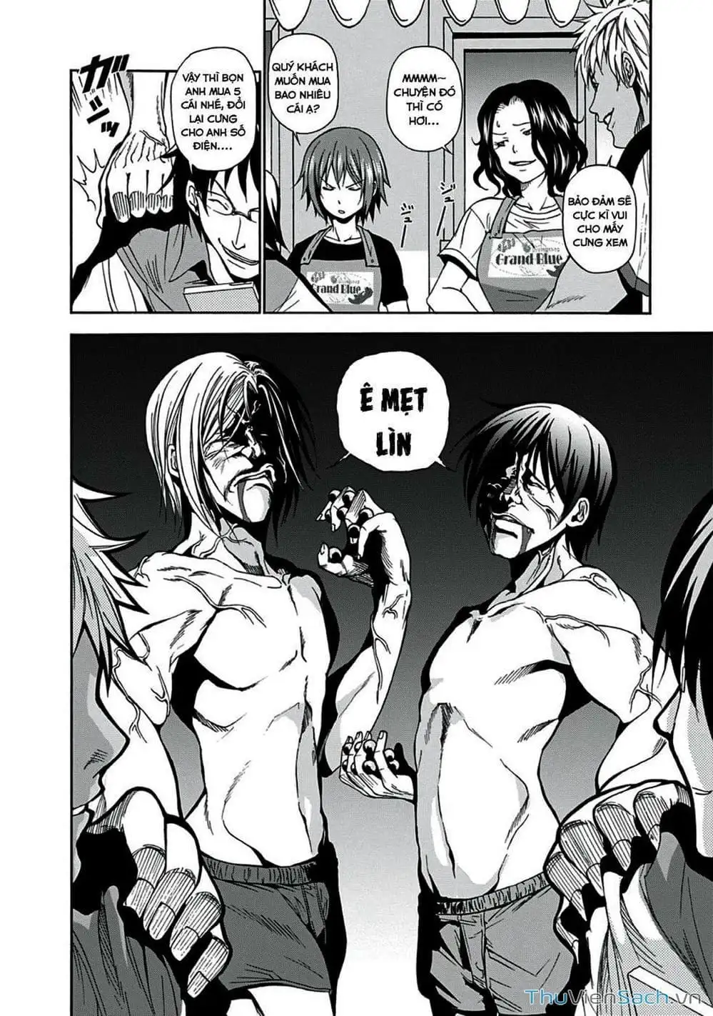 Truyện Tranh Cô Gái Thích Lặn - Grand Blue trang 3