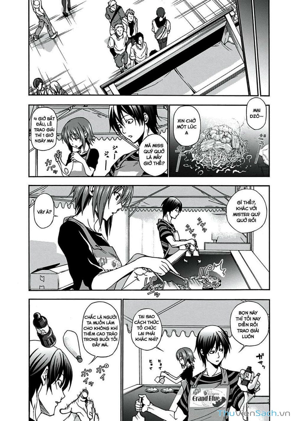 Truyện Tranh Cô Gái Thích Lặn - Grand Blue trang 3