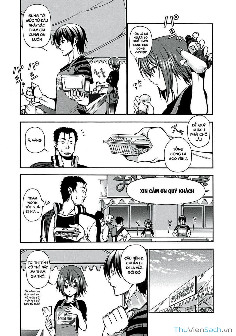 Truyện Tranh Cô Gái Thích Lặn - Grand Blue trang 3