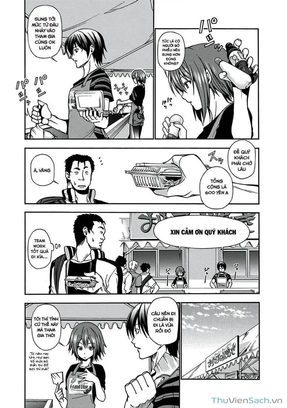 Truyện Tranh Cô Gái Thích Lặn - Grand Blue trang 3