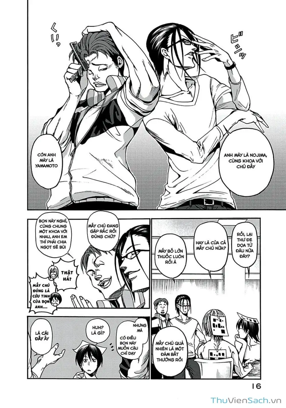 Truyện Tranh Cô Gái Thích Lặn - Grand Blue trang 3